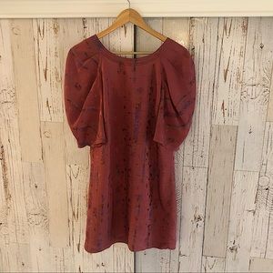 Urban Outfitters Ecote Puff Sleeve Mini Dress